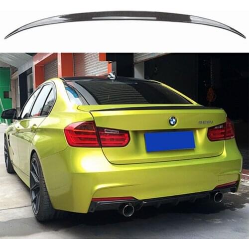 F30 F80 M3-style Real Carbon Fiber Rear Trunk Wing Lip Spoiler for BMW 3 Series F30 Saloon / F80 M3 2012-2018