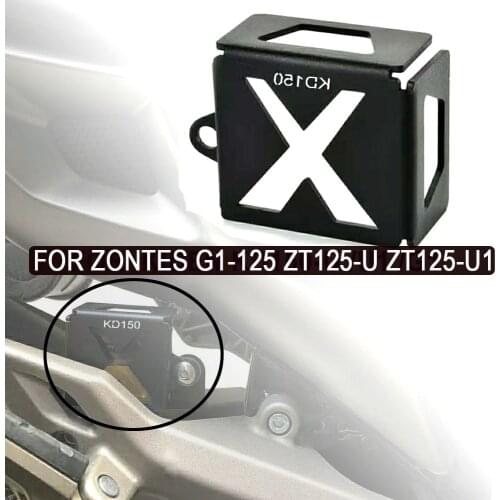 G1 125 Motorcycle Rear Brake Pump Fluid Tank Reservoir Guard Protector Cover OIL CUP For Zontes 155-U1 G1-125 ZT125-U ZT125-U1