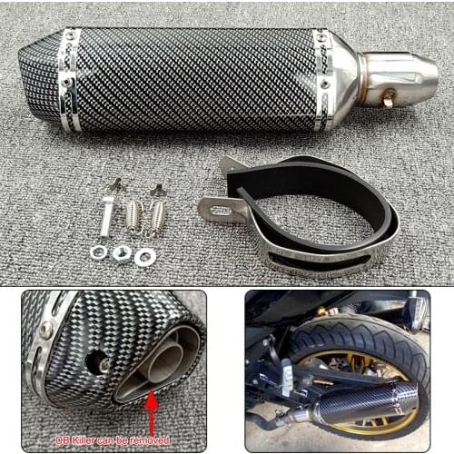 Exhaust Muffer Modify for Motorcycle Motocross Dirt Street bike atv Scooter for Yamaha R6 MT 07 FZ6 TMAX 530 MT09 escape moto