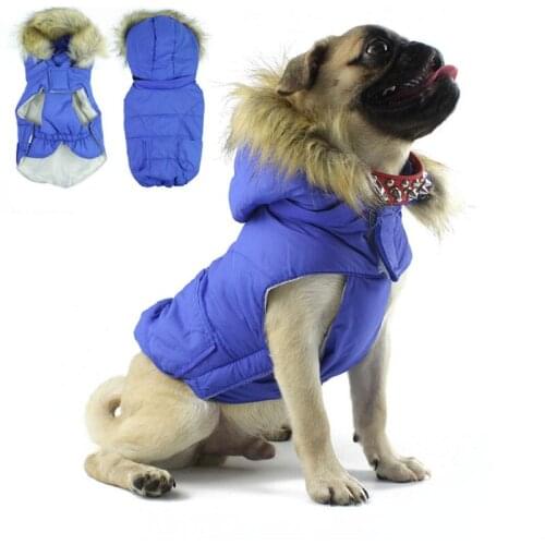 Small Pet Dog Jacket Winter Warm Dog Clothes For Waterproof Dog Coat Chihuahua French Bulldog Outfits