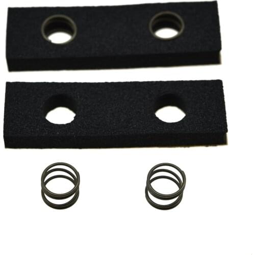 KAISH Set of 2 Bass Pickup Height Foam Pickup Height Adjustment Pads with Springs for Jazz J Bass or Jazzmaster Pickups