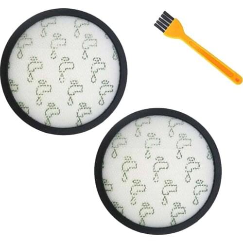 2 Pcs Front HEPA Filter Replacement Kit With Cleaning Brush For Rowenta RO7611 RO7623 RO7634 Vacuum Cleaner Parts