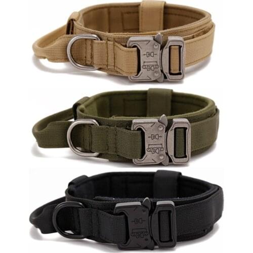 High Quality Dog Pet Collar Nylon Strap Strong Sport Belt Buckle Middle Large Collars Shepherd Labrador