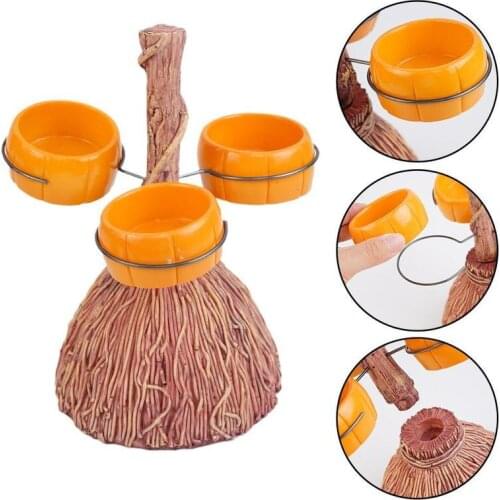 Halloween Pumpkin Snack Bowl Rack Stylish Wooden Bowl Shape Choose from 3 Styles Restaurant Home Theme Activity Bowl Decoration