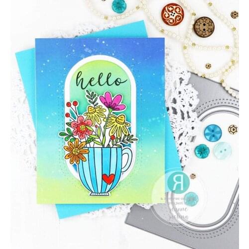 Cuts OVAL WINDOW COVER PANEL Die Metal Die Cutting 2021 New Diy Die Molds Scrapbooking Paper Making Cuts Crafts Big Die