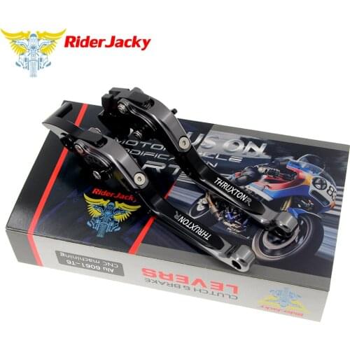 Riderjacky For Triumph THRUXTON R 2016 2017 2018 Motorcycle CNC Folding Extendable Brake Clutch Levers