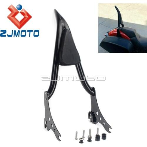 For Harley Softail 2018-later FXLR FXLRS FLSB Sport Glide Low Rider Black Motorcycle Tall Passenger Sissy Bar Backrest 22 inch