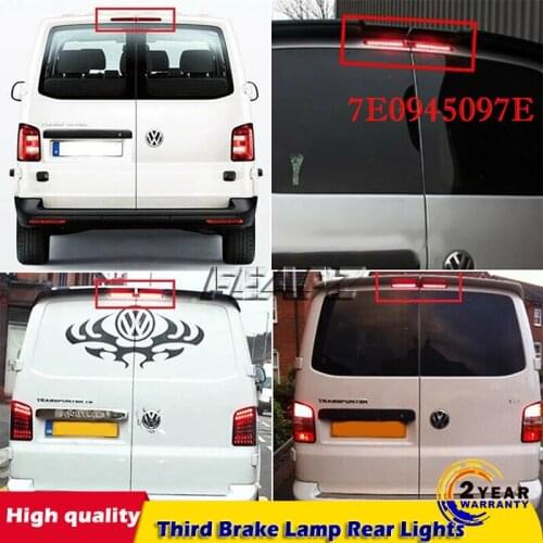 For VW Transporter T5 T6 2003 - 2016 2x Brake Light Left & Right Barn Door Third Brake Lamp Rear Lights 7E0945097F-7E0945097E