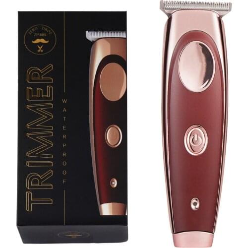 Hair Trimmer Professional Waterproof Hair Trimmer Rechargeable Electric Hair Clipper Mens Cordless Haircut Adjustable Blade