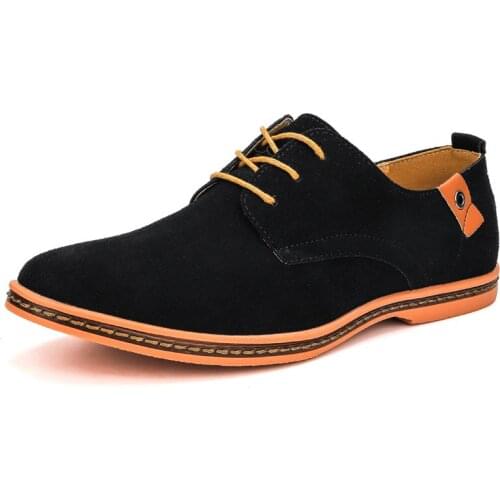 Men Shoes lace up England Trend Casual Shoes Male Oxford Wedding Leather Dress Shoes Men Flats Zapatillas Hombre big size 48