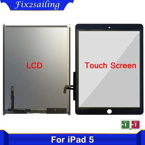 9.7'' no dead pixel For iPad 5 LCD For iPad Air 1 A1474 A1475 A1476 LCD Display Touch Screen Digitizer Replacement Repair parts