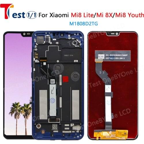 For Xiaomi Mi 8 Lite Mi8 Lite LCD Display Touch Screen Digitizer with Touch Panel Replacement For Mi8 Youth Mi 8X LCD
