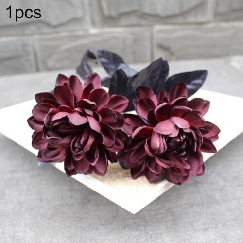 10pcs Artificial Roses Dahlia Branch Bouquets Flower Arrangement Shooting Props Office Wedding Decor For Partydesktop Decoration