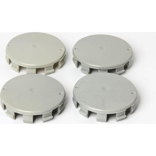 100pcs 68mm 10 pins Blue Black white Auto Car Wheel Center Hub caps Rim Caps Emblem