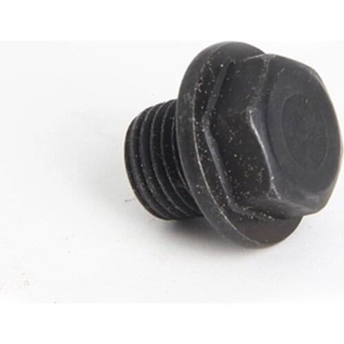 2Pcs M8 M10 M12 M14 Allen Hexagon Flange surface Belt edge Pipe Oil Wire Bulk head Screw plug bolt Black 1mm-1.5mm L