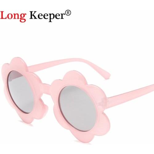 Kids Sunglasses Flower Round Shape Baby Child Sun Glasses Gafas UV400 Children Sunglasses for Girls Boys Oculos De Sol mujer