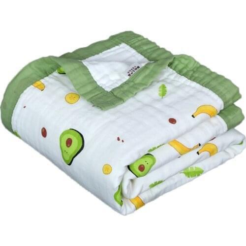 Happyflute 6-Layer Lace Design Baby Swaddle Square Shape