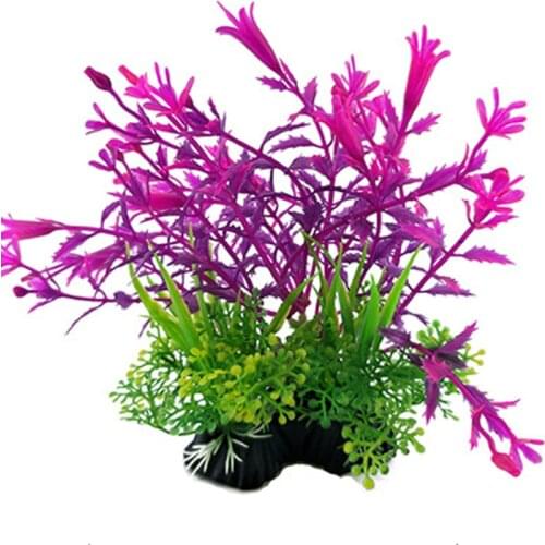 Simulation Plastic Water Plant Grass Aquarium Decorations Plants Fish Tank Ornaments Grass Flower Ornament Aquatic Accessories