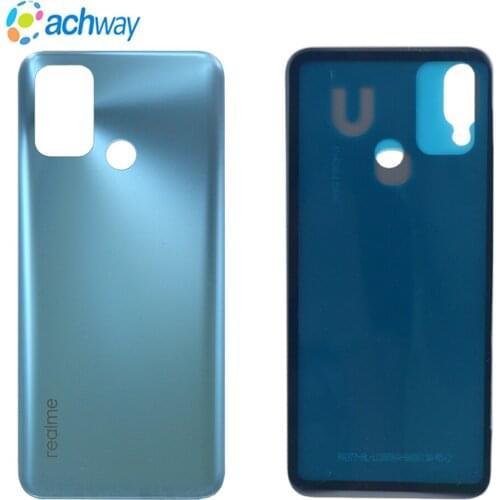 Battery Cover For Realme c17 Back Cover Back Housing Replacement 100% New For Oppo Realme c17 Realme 7i Back Cover Battery Case