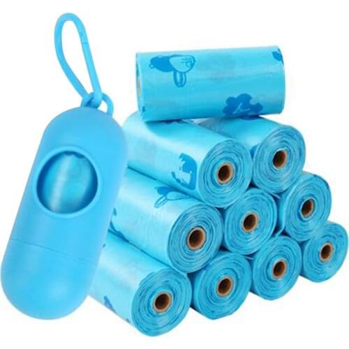 Garbage Bag Pet Refill Rolls Compostable Vegetable-Based Environmental Protection Degradable Waste Bags