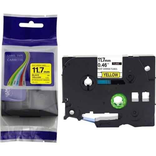 Multiple Color HSe-211 HSe-611 HSe-221 HSe-621 HSe-231 HSe-631 HSe 241 641 251 Heat Shrink Tube Tape For Brother P touch Printer