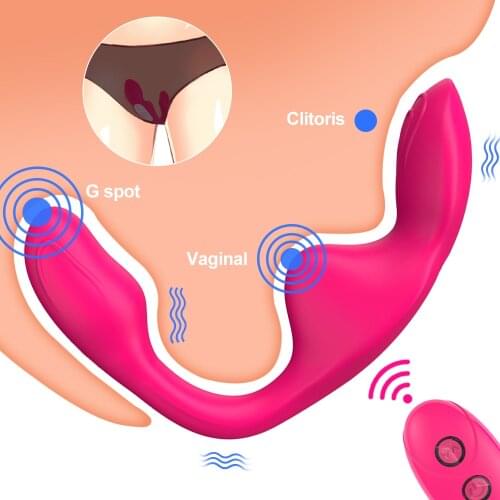 Wearable Dildo Panties Vibrators for Women Powerful G Spot Vagina Clit Stimulation Anal Massage Wireless Remote SexToy for Women