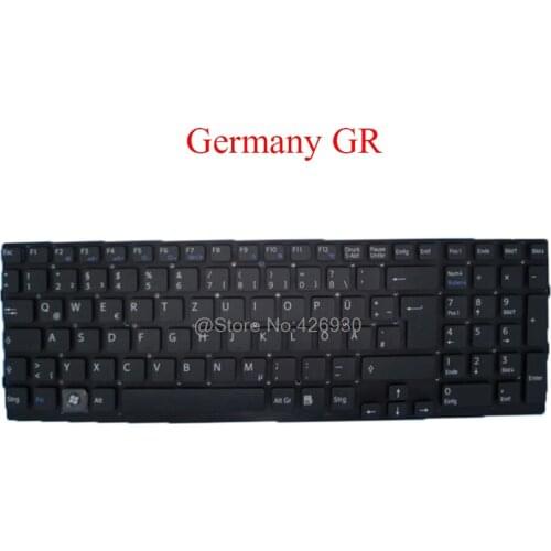 Laptop GR SE BE TR SP Keyboard For SONY For VAIO VPCEB VPC-EB 148793021 550102M26-203-G Germany Swiss Belgium Turkish Spanish