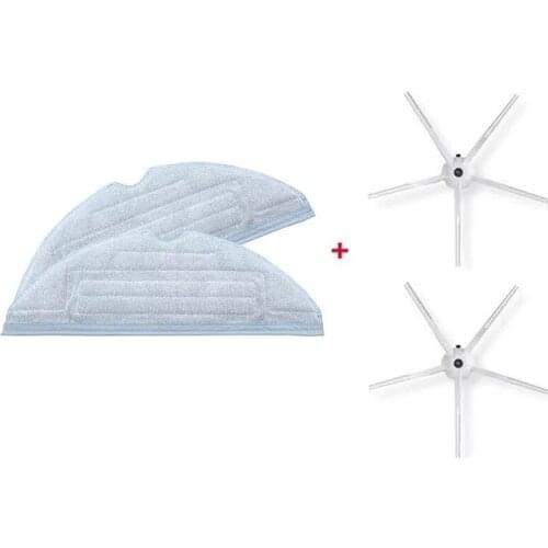 NEW Original Mop Cloths Side brush Accessories For Xiaomi Roborock T7 T7plus S7 Vacuum New Cleaner Mops