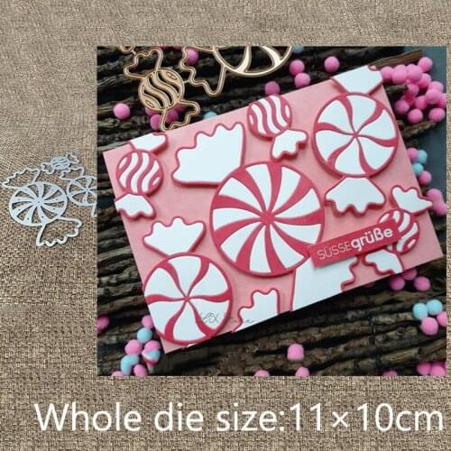 New Design Craft Metal stencil mold Cutting Dies 3pcs candy decoration scrapbook die cuts Album Paper Card Craft Embossing