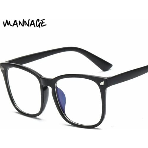 Classic Anti Blue Rays Computer Glasses Blue Film Coating Game Glasses Unisex Relieve Eye Eyestrain Light Blocking Eyewear