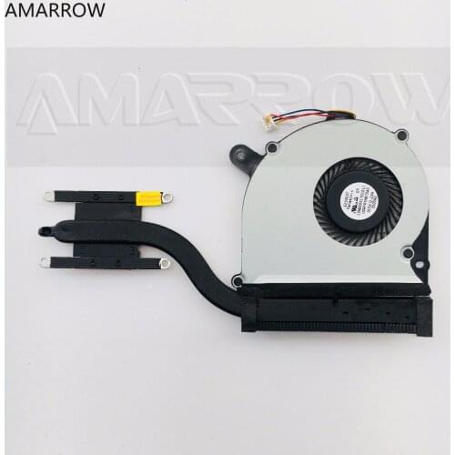 Original free shipping laptop heatsink cooling fan cpu cooler For ASUS S400 S400C S400CA 13N0-NUA0901