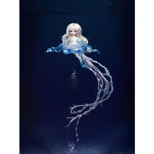 BJD 1/8 The Jellyfishs Birthday Present High Quality Resin Doll Collection Model