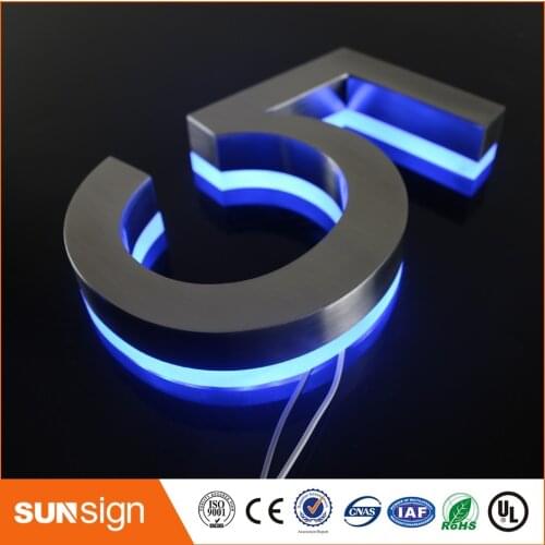 H 20cm Number 5 LED Illuminated Outdoor & Apartment LED Numbers size H200MM(Custom)