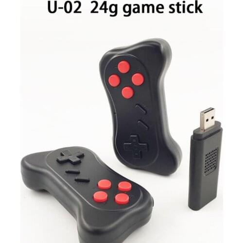 USB Wireless Handheld TV Video Console Build In 620 Games For NES Retro Dendy Console Portable Retro Game Stick Two-player Games