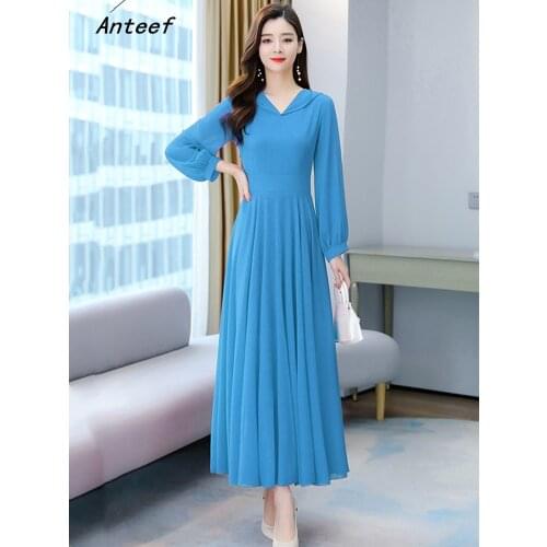 Long sleeve chiffon hooded vintage dresses for women casual loose women spring summer autumn beach dress elegant clothes 2021