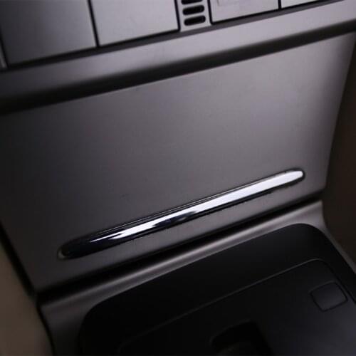 Foal Buening ABS Chrome Trim Ashtray Light Ashtray Decoration Strip Stickers Trim for Ford Focus 2 MK2 2005 - 2011 2012