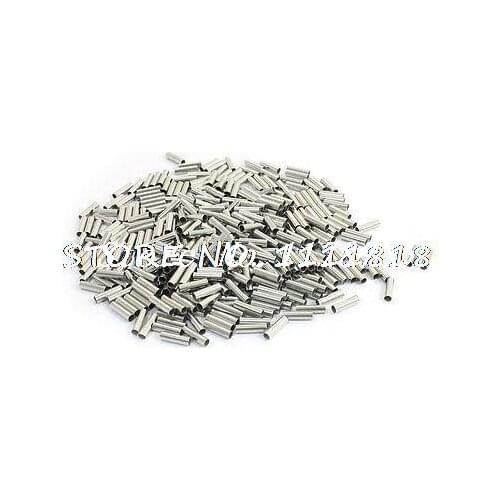 12AWG Electric Cable Wire EN4009 Crimp Connector Tubular Bare Terminal 1050 Pcs