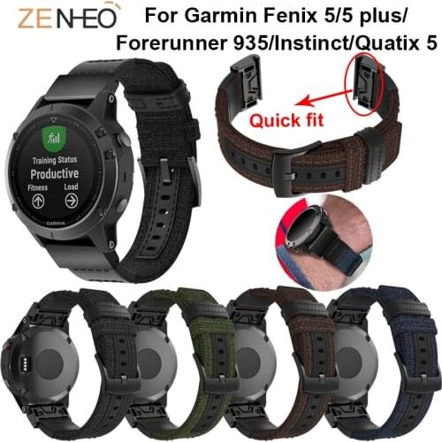 22mm Watchband Strap for Garmin Fenix 5/5 Plus/Forerunner 935/Instinct/Quatix 5 Watches Straps Quick Release Wristband Bracelet
