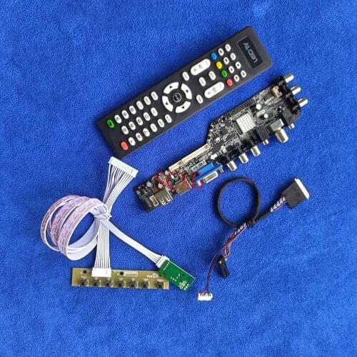 40 Pin LVDS DVB AV VGA USB HDMI-compatible Screen drive board Fit LP133WD1/LP133WD2/N133FGE 1600*900 Kit Digital signal LCD LED