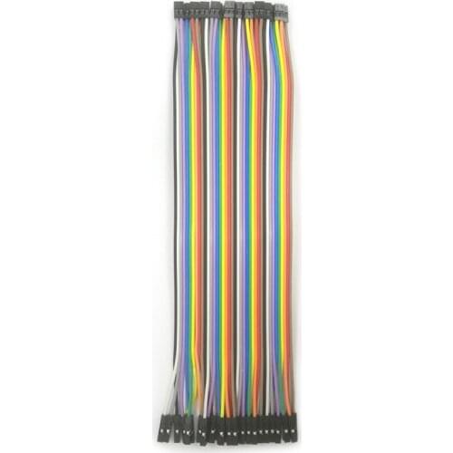 40pcs in Row 40P Dupont Cable 20cm 2mm Switch to 2.54mm 2P-1P Wire NEW