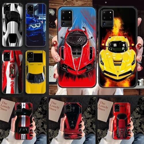 Car luxury boy Phone case For Samsung Galaxy Note 4 8 9 10 20 S8 S9 S10 S10E S20 Plus UITRA Ultra black soft waterproof trend