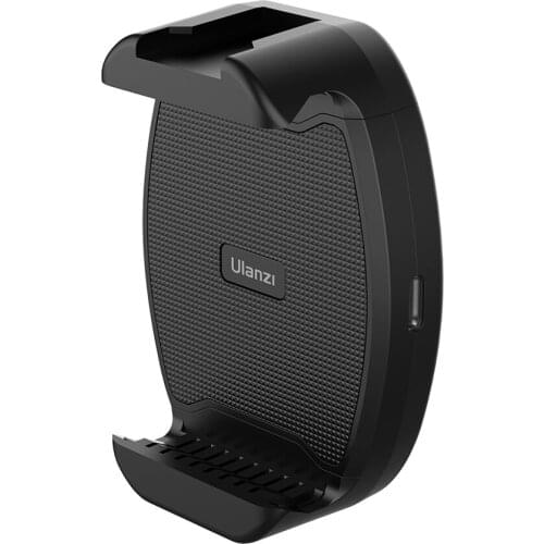 Ulanzi Wireless Quick Charge Phone Holder Clamp with 1/4 Screw Cold Shoe Mount for Microphone LED Light Tripod for Smartphone