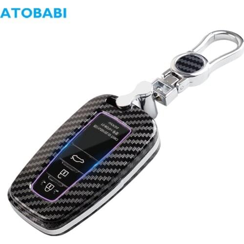 ABS Car Key Case Remote Cover For Toyota RAV4 Camry Corolla Avalon C-HR Prius GT86 Highlander Levin Fortuner Tacoma Land Cruise