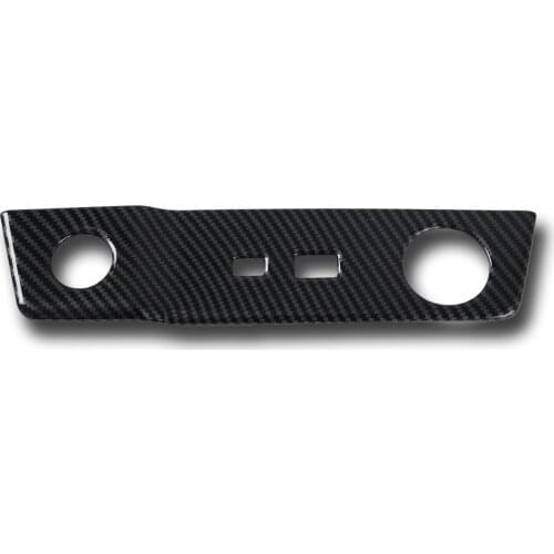 For Nissan Rogue X-Trail T33 2021 2022 Carbon Fiber Car Panel Frame Trim USB Charging Plug Panel Cover Sticker Styling