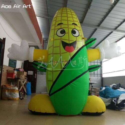 Giant printing inflatable plant model inflatable corn cob replica inflatable corn cartoon for farm exhibition/trade shows decor