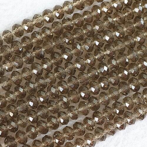 Faceted abacus rondelle 8 colors crystal glass accessories spacers loose beads 6*8mm 70pcs/strand new fashion diy jewelry B670
