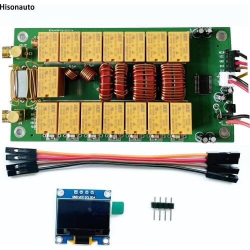 Hisonauto ATU-100 ATU100 1.8-50MHz DIY Kits Automatic Antenna Tuner by N7DDC 7x7 Firmware Programmed / SMT/ Chip Soldered
