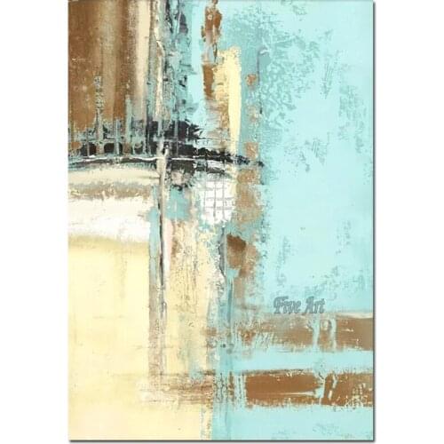 Green and Golden Color Art Pure Handmade Wall Decor Canvas Oil Painting Modern Wall Art For Living Room Decor Pieces