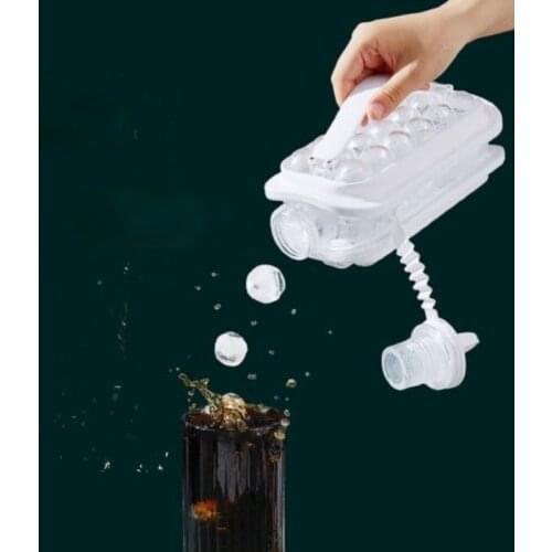 Ice Tray Making Box Portable Ice Box Frozen Ice Artifact Mold Popsicle Mould Multifunctional Ice Maker Ice Cube Mold Kitchen