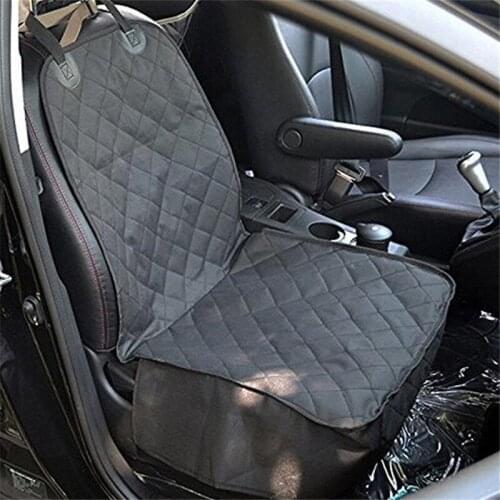 600D Oxford Car Co-Pilot Dog Pad Seat Cover Black Waterproof Pet Dog Travel Mat Dog Carrier Dog Car Hammock Cushion Protector